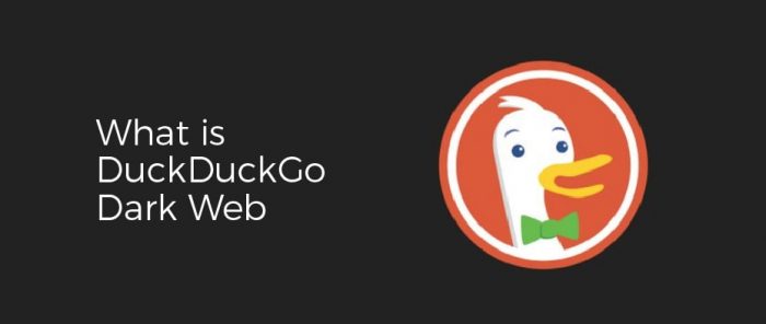 DuckDuckGo dark web