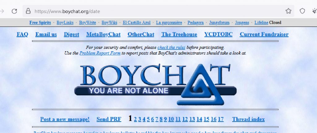 Boychat: Deep Web Chat Room